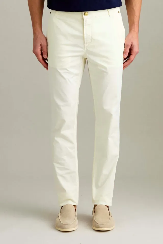 Jeckerson Julius Slim Fit Chino Sneeuwwit