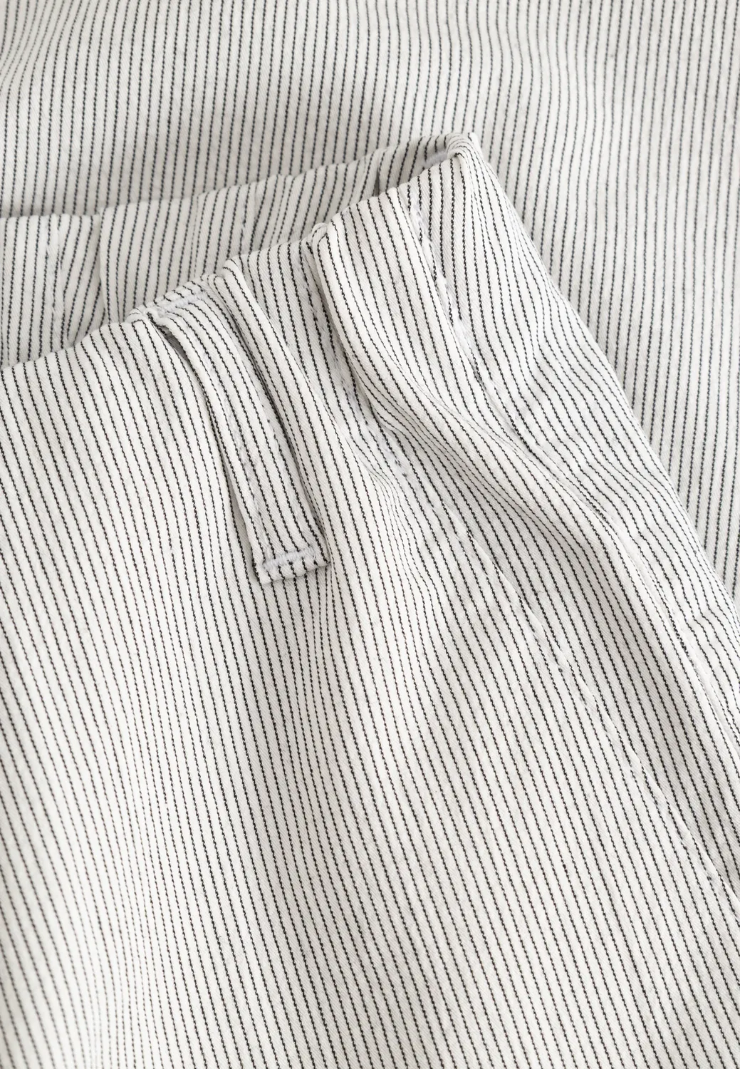 Laurie Taylor Regular Capri ML broek wit krijtstreep