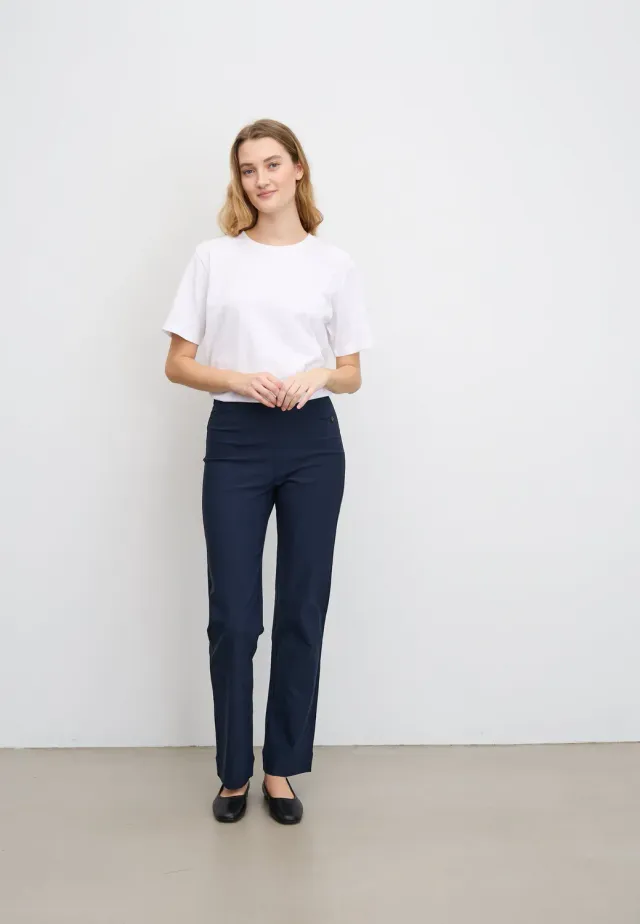 Laurie Betty Regular ML broek Navy stretch