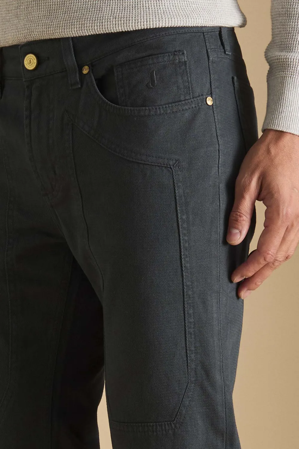 Jeckerson James skinny broek nachtblauw gabardine
