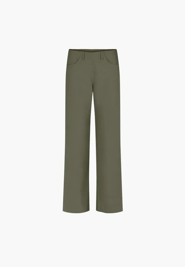 Laurie Donna Loose ML broek khaki elastische taille