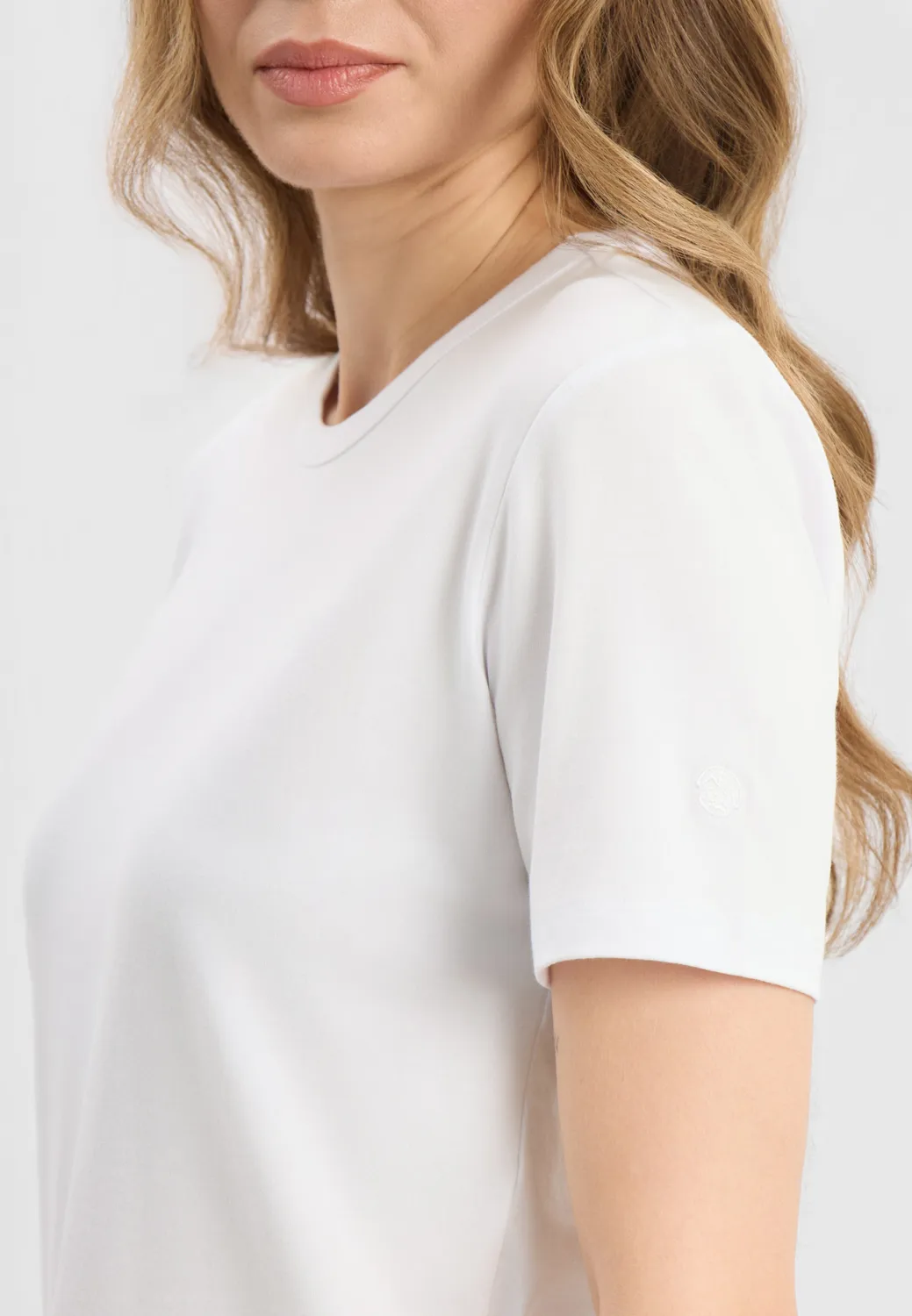 Laurie Amanda SS T-shirt wit dames katoen