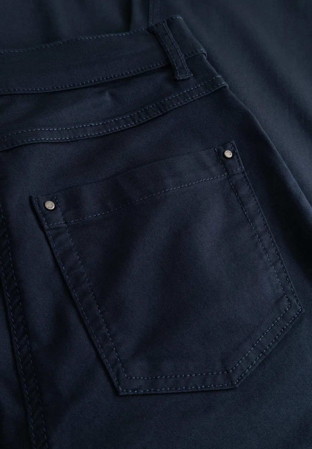 Laurie Charlotte Capri Regular broek navy katoen