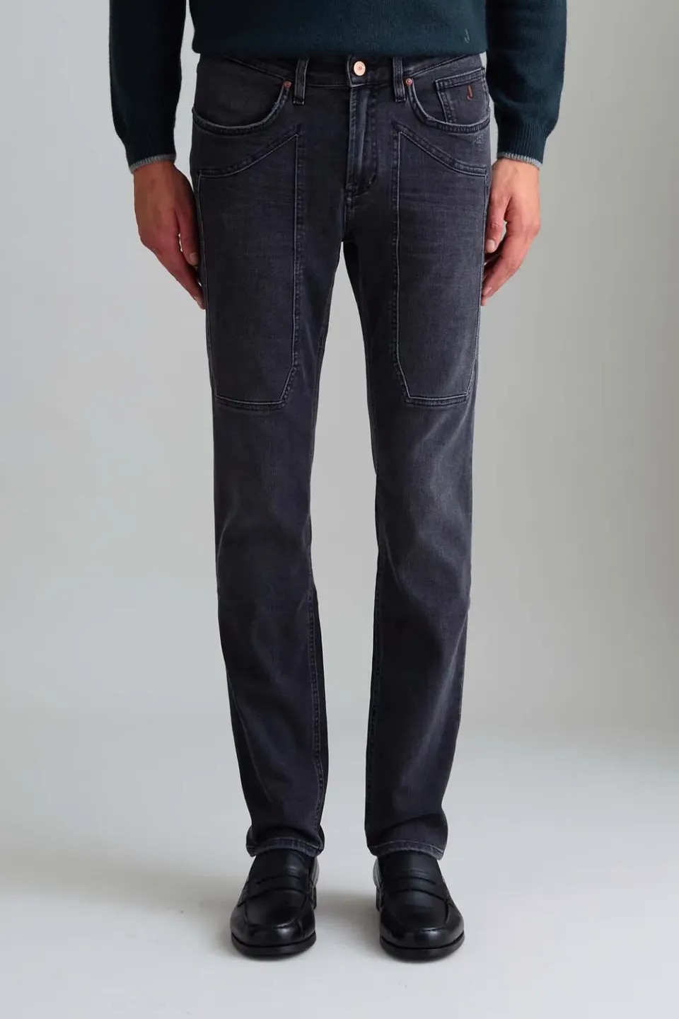 Jeckerson John Slim Fit Jeans Zwart