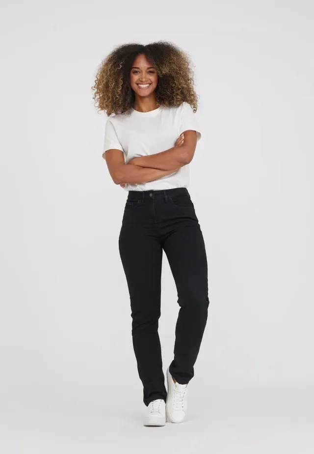 Laurie Charlotte Regular ML jeans washed black denim ecolabel