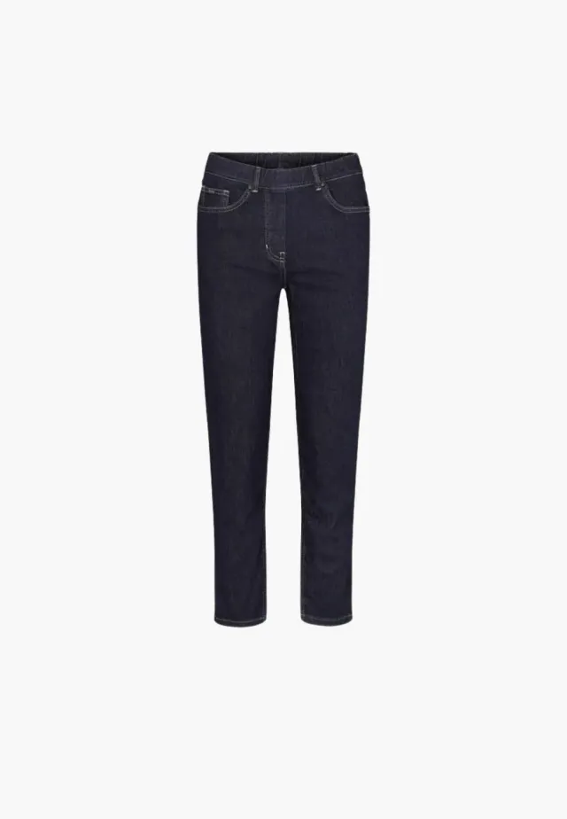 Laurie Hannah Regular XSL jeans Dark Blue Denim stretch