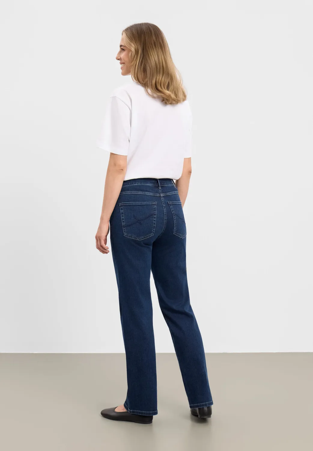 Laurie Marple Straight ML jeans donkerblauw magic slim