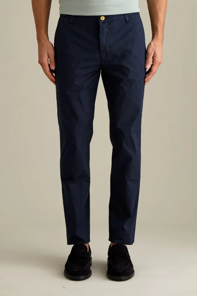 Jeckerson Jack Chino Slim Fit Broek Donkerblauw