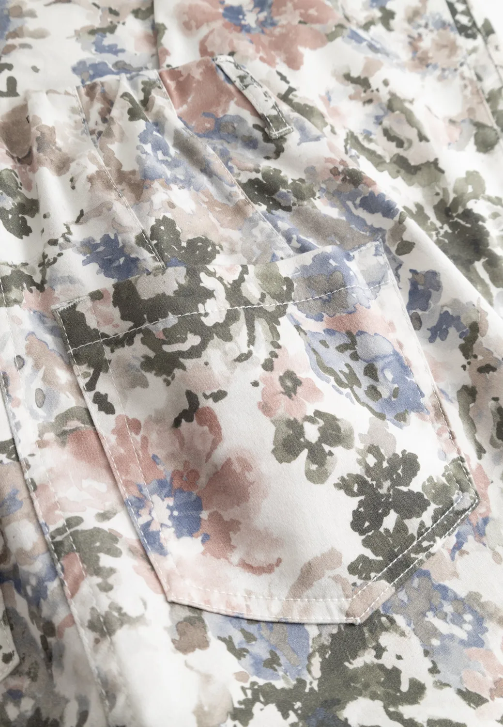 Laurie Patricia Pure Regular CL broek khaki print