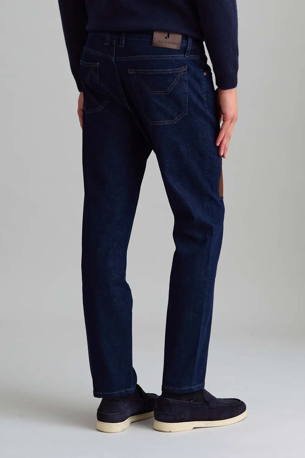 Jeckerson James toppa donker skinny jeans