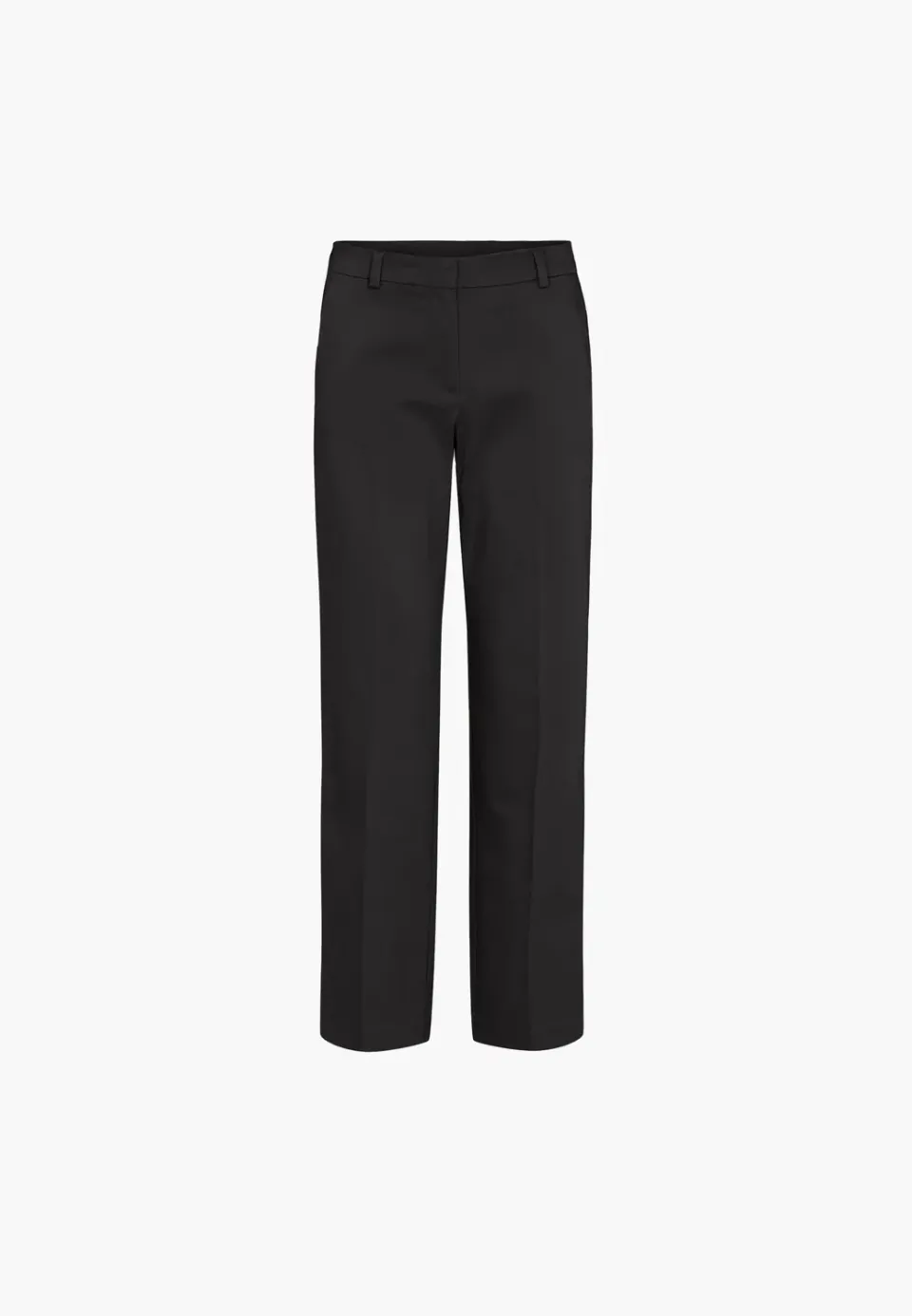 Laurie Judy Straight damesbroek Black stretch katoen