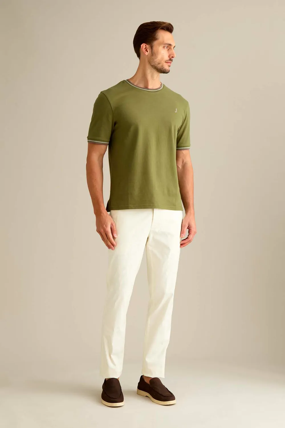 Jeckerson Jack slim fit chino sneeuwwit katoen
