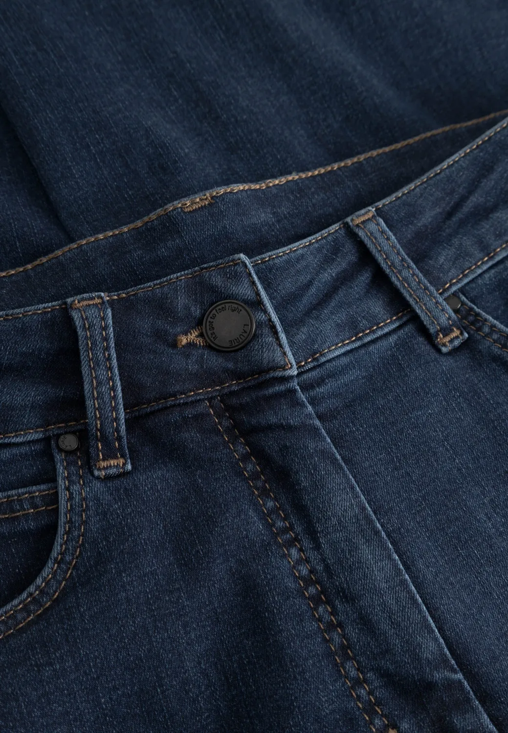 Laurie Carol Loose ML jeans donkerblauw stretch