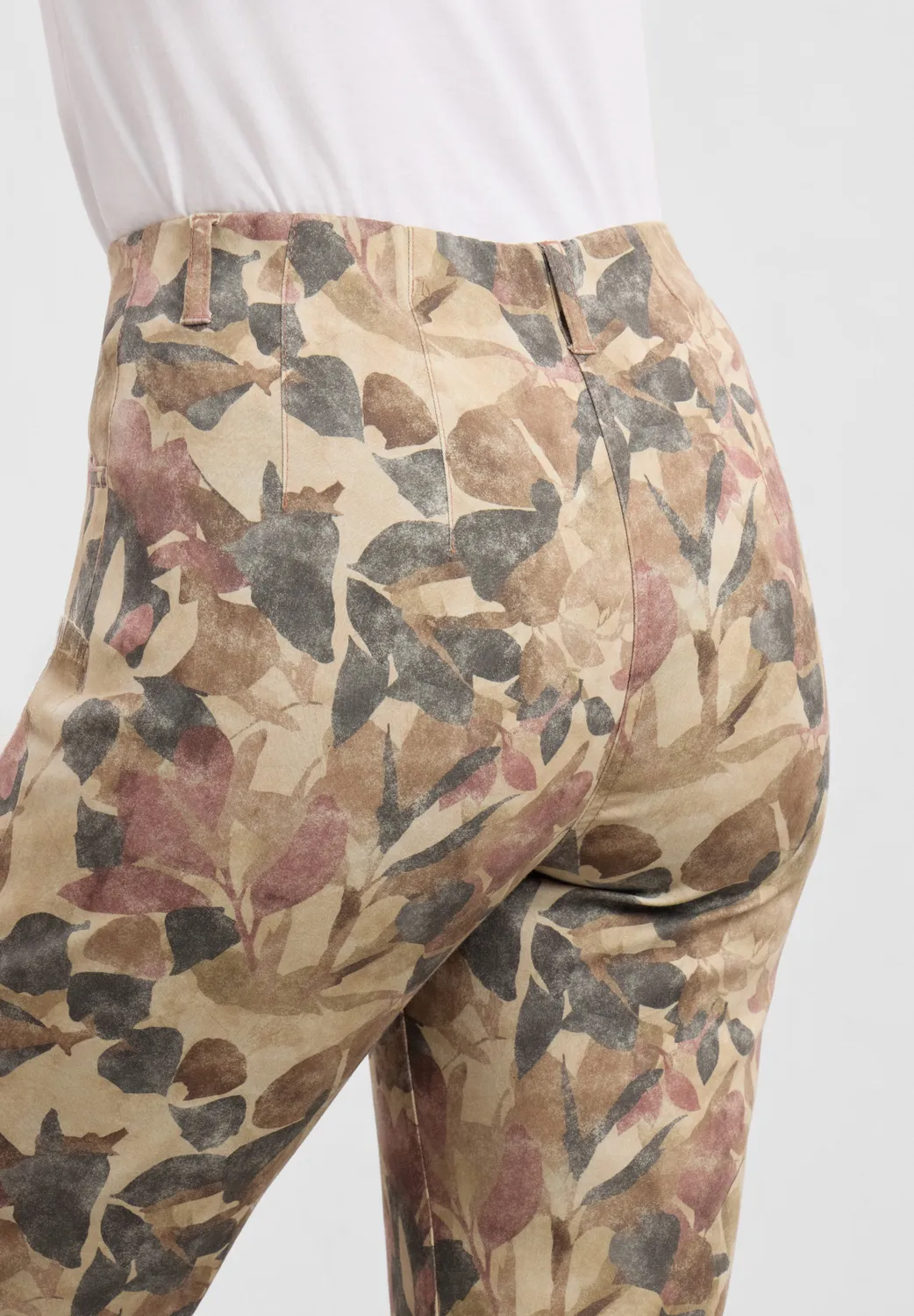 Laurie Kelly Regular SL broek plum botany print 75 cm