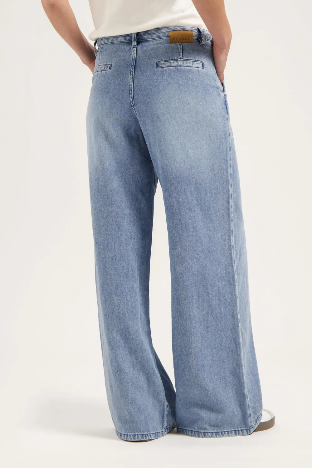 Florez Gina Loose jeans classic blue denim
