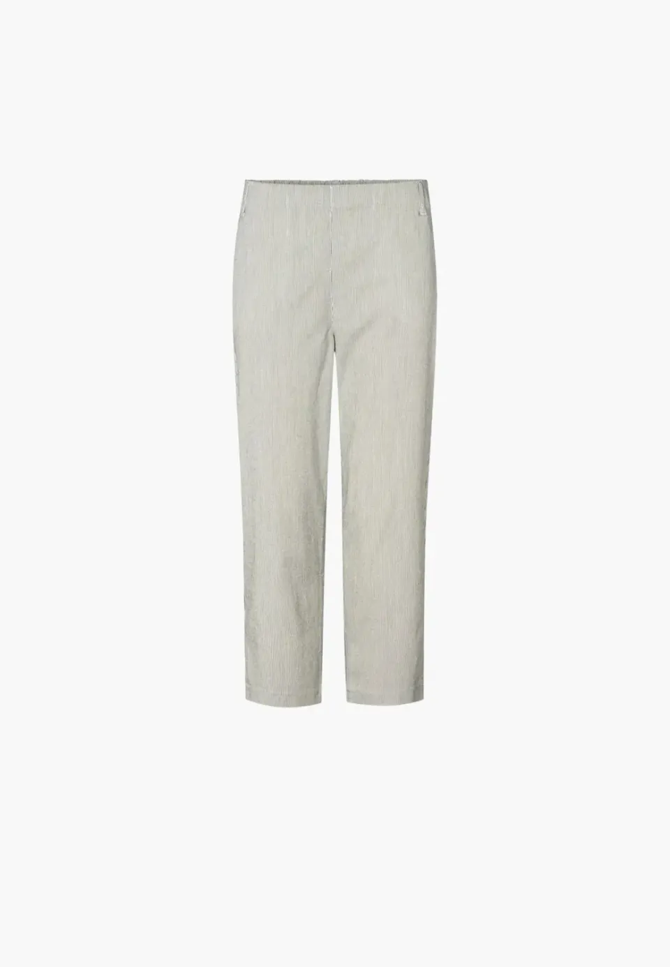 Laurie Taylor Regular CL pantalon wit krijtstreep