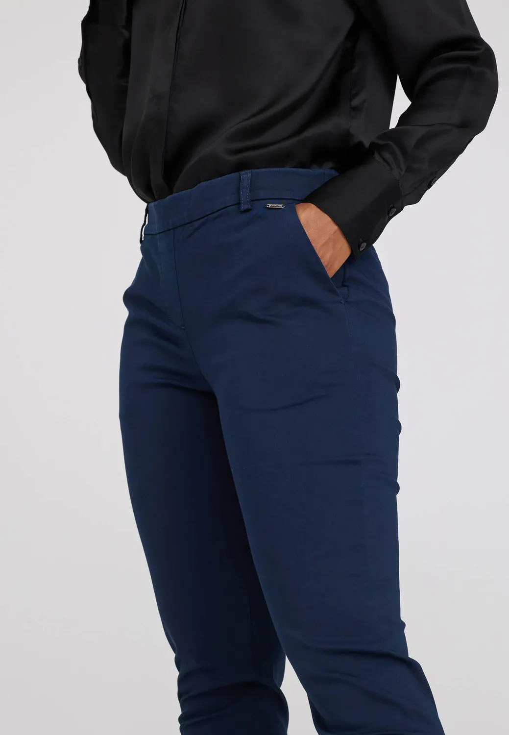 Laurie Fanny Slim SL pantalon navy stretch