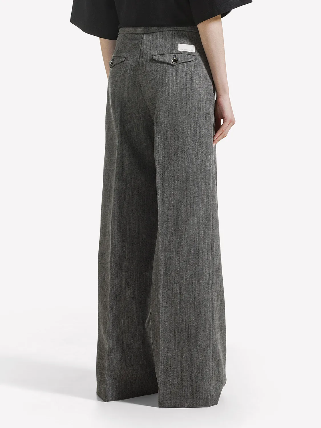 Nine In The Morning Eldara chino palazzo dames beige