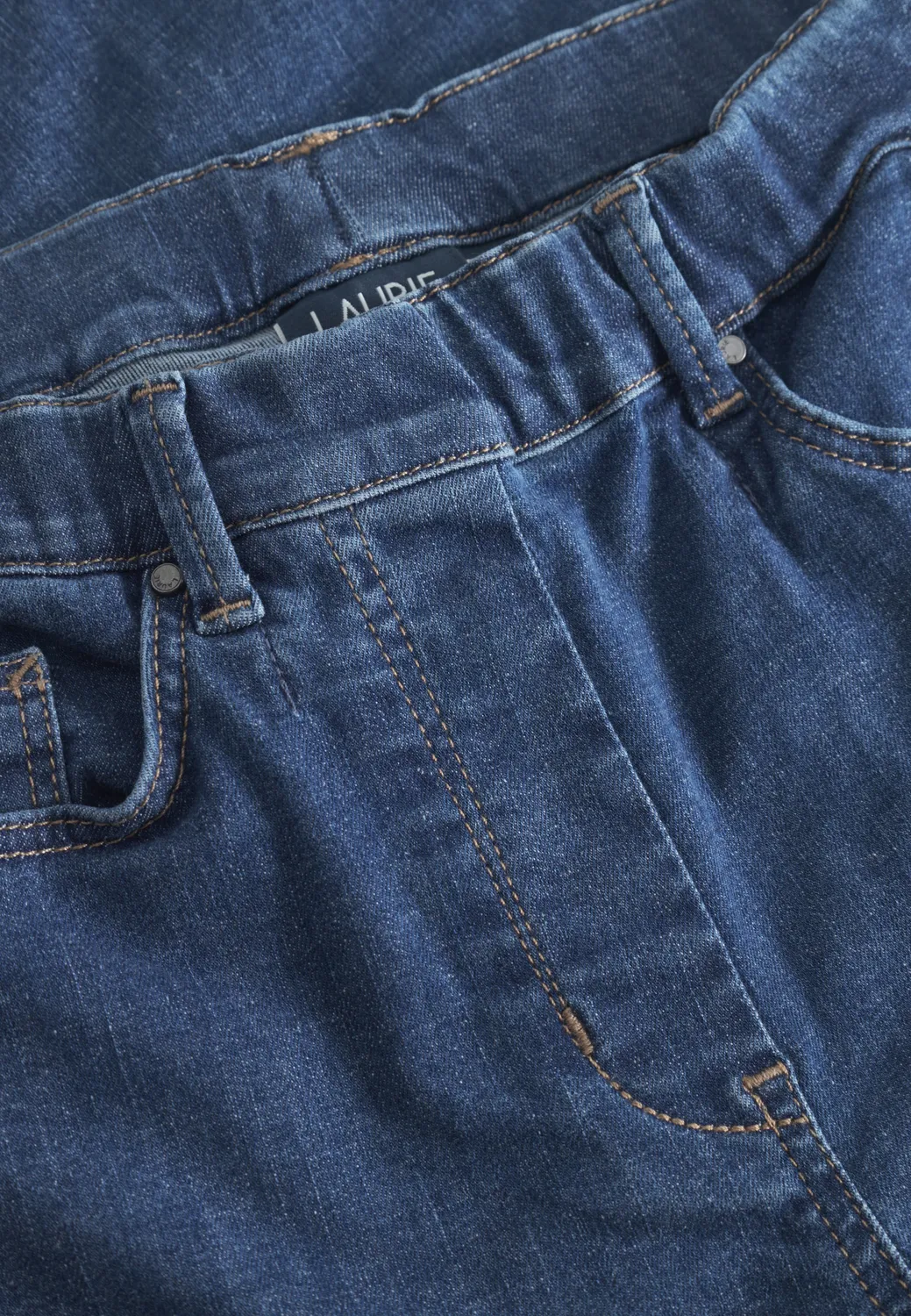 Laurie Hannah Regular XSL jeans Blue Denim extra kort