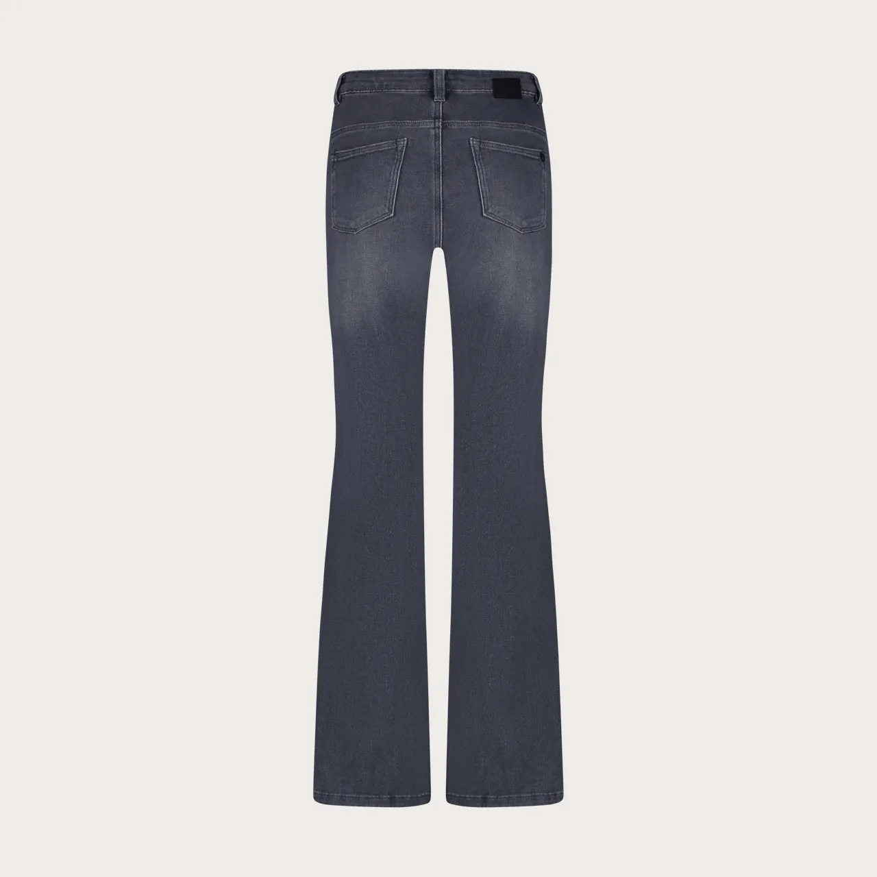 Florez Ana Flared jeans grijs hoge taille