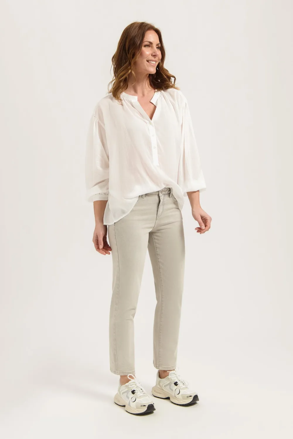 Florez Bond Straight jeans Tiger Grey relaxed