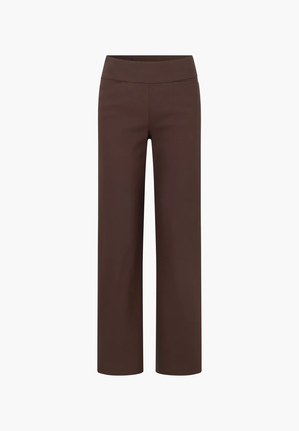 Laurie Thea Straight ML broek bruin hoge taille