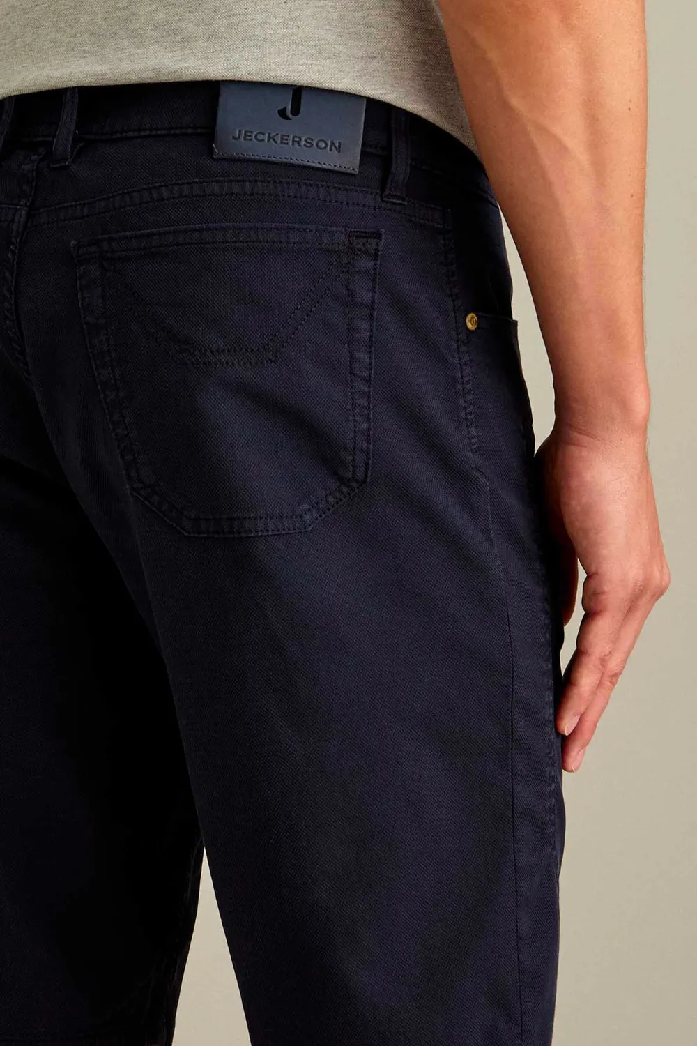 Jeckerson Jayden Toppa Bermuda Slim Fit Donkerblauw