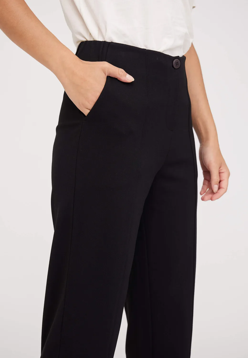 Laurie Diana Relaxed broek zwart medium ecovero