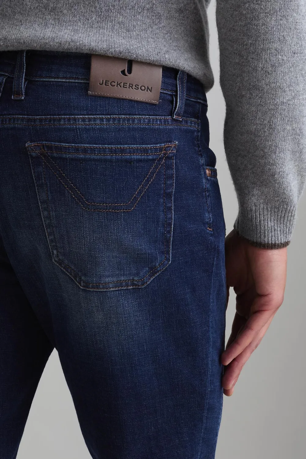 Jeckerson John jeans slim fit middenblauw denim