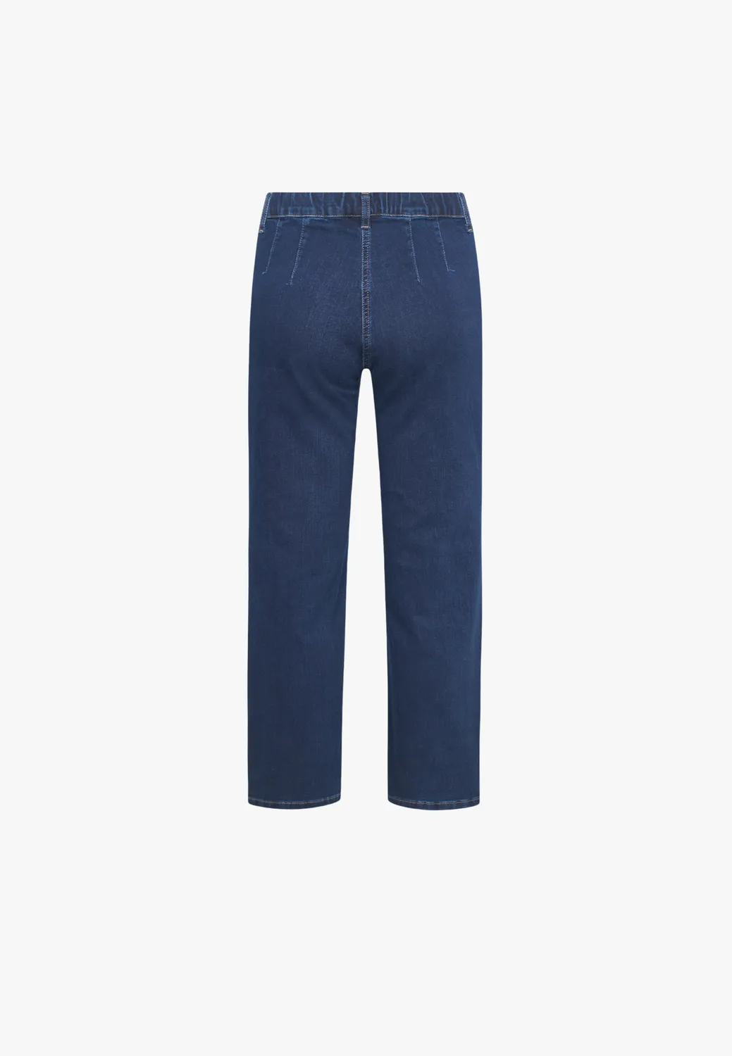 Laurie Tracy Straight jeans dark blue denim kort