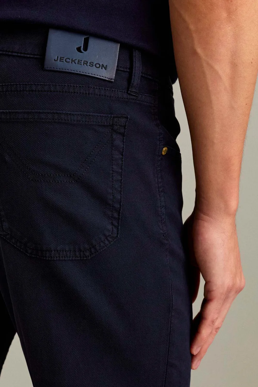Jeckerson Jordan broek slim fit donkerblauw heren