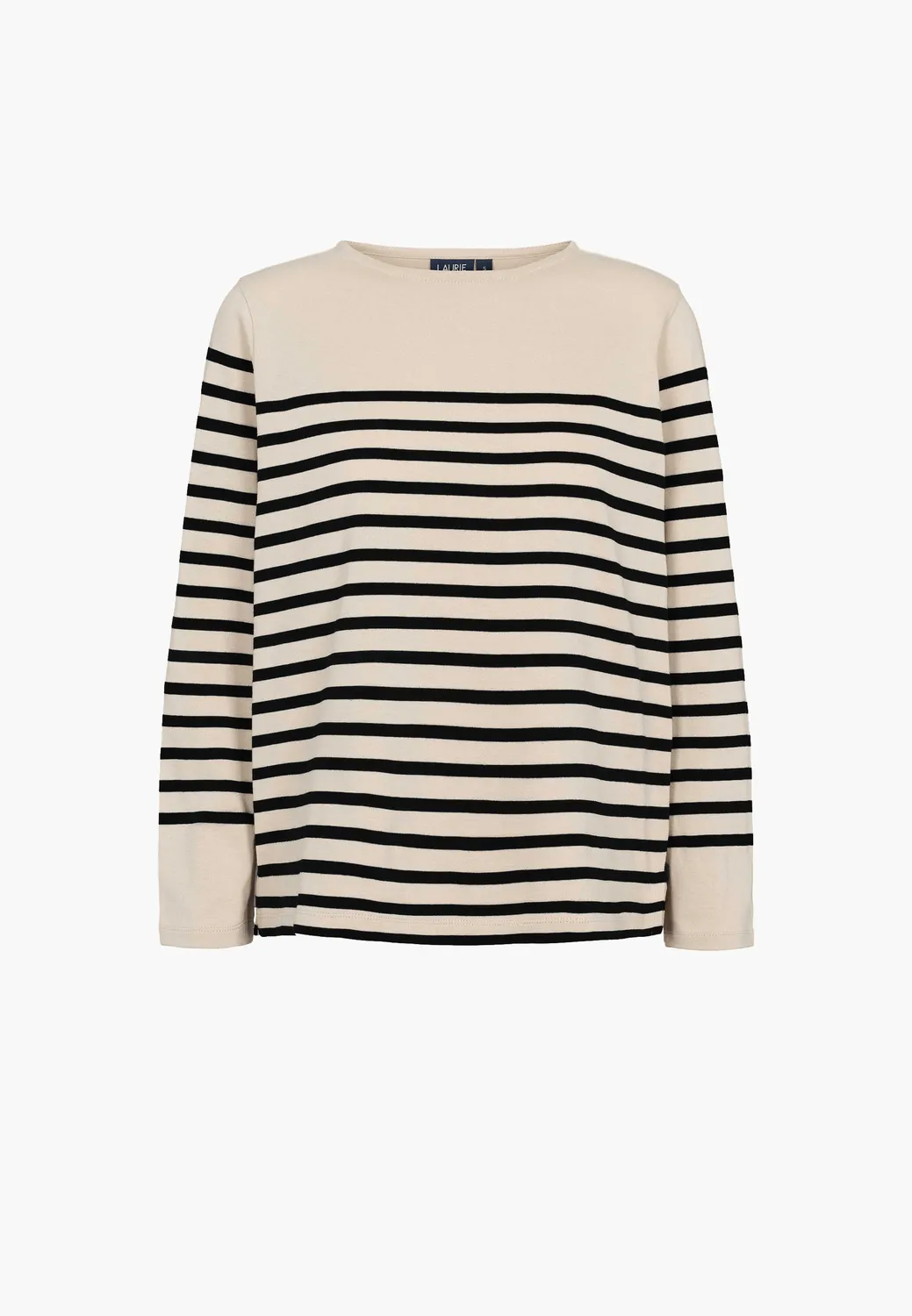 Laurie Gabrielle Breton Shirt LS trui Black Birch Stripe