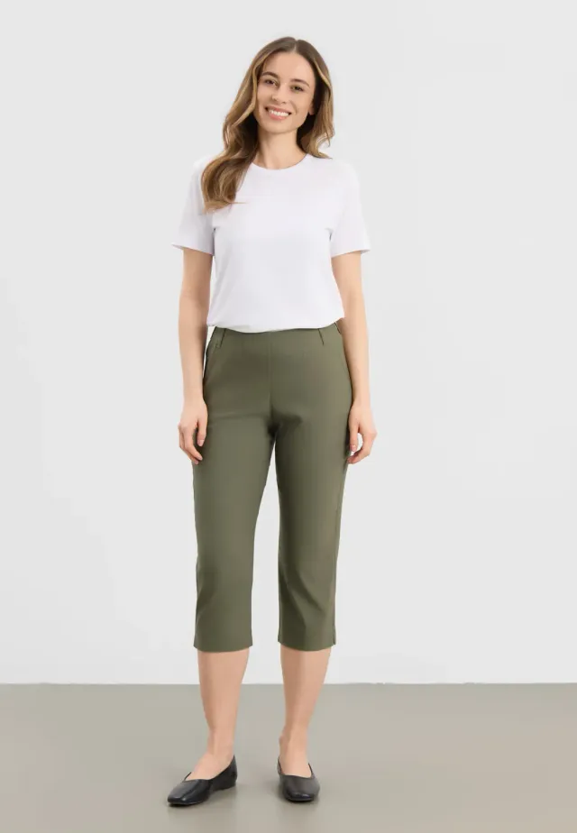 Laurie Taylor Regular Capri ML capri khaki