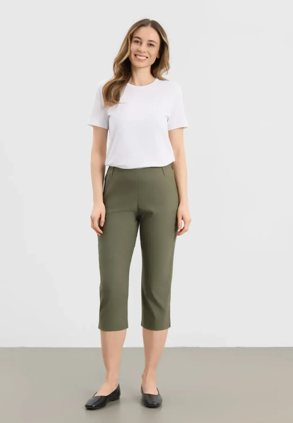 Laurie Taylor Regular Capri ML capri khaki