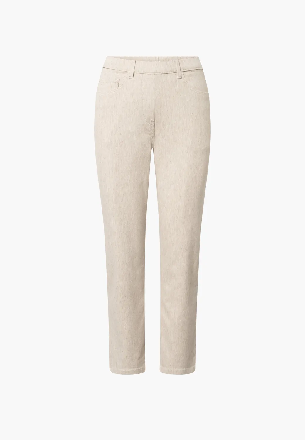 Laurie Hannah Regular XSL jeans Grey sand hemp kort