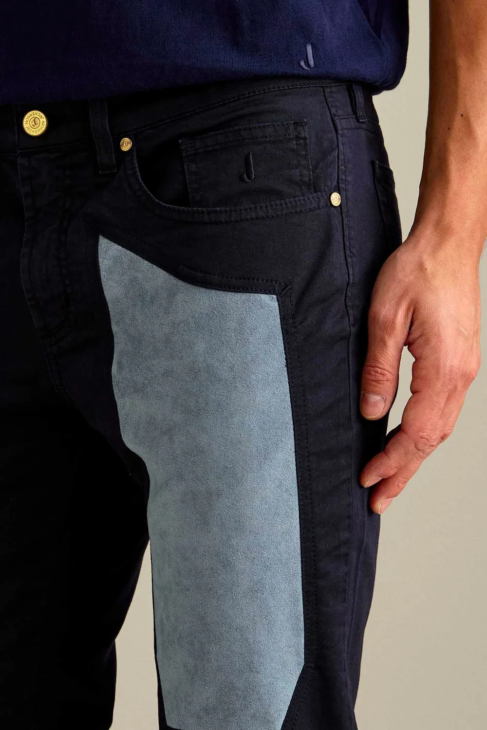 Jeckerson James skinny fit broek donkerblauw