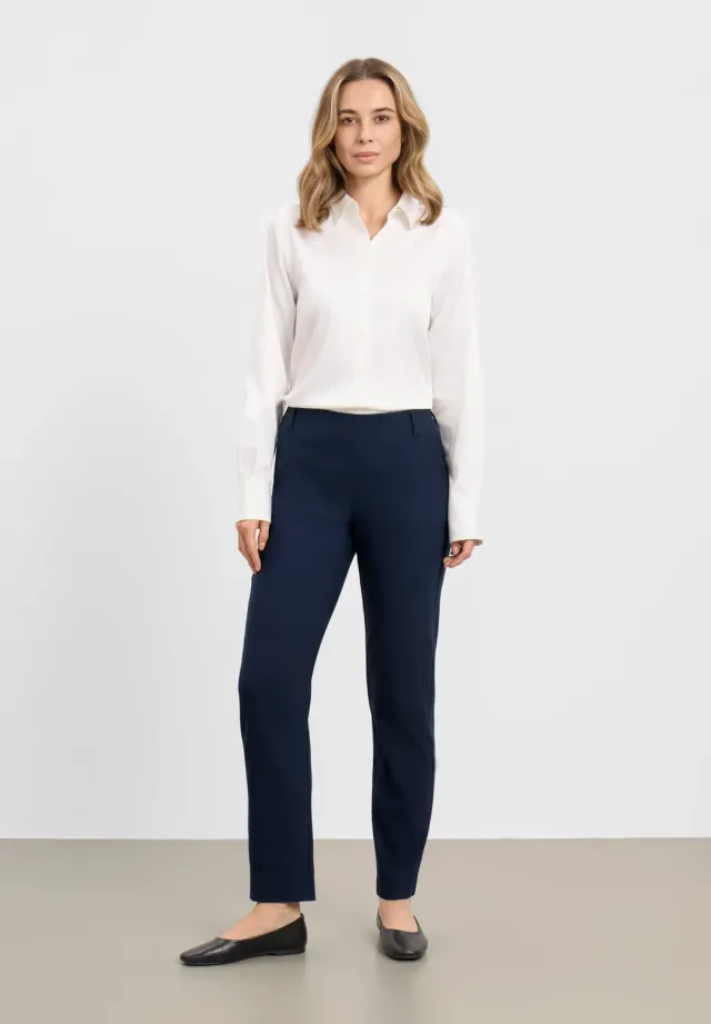 Laurie Taylor Regular SL broek Navy korte lengte