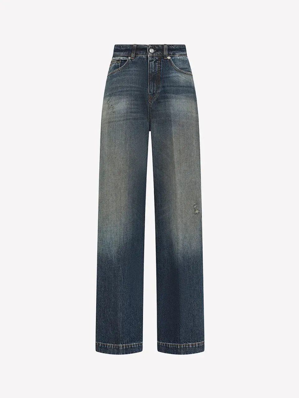 Nine In The Morning Audry Relaxed Jeans Navy rigid denim