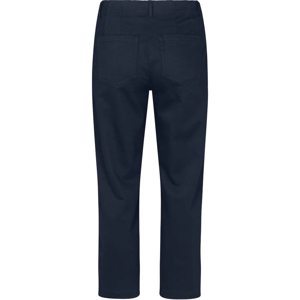 Laurie Patricia Regular CL broek navy cropped zacht