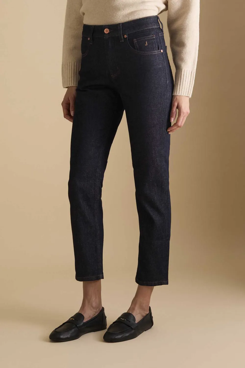 Jeckerson Jacqueline jeans blauw donker slim fit dames denim