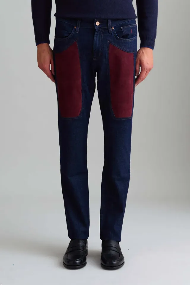 Jeckerson John Toppa Alcantara Rossa Jeans Donkerblauw Stretch