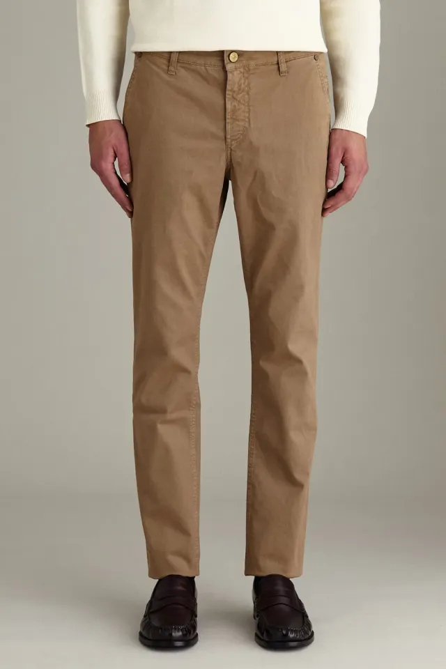Jeckerson Julius Slim Fit Chino Beige Katoen