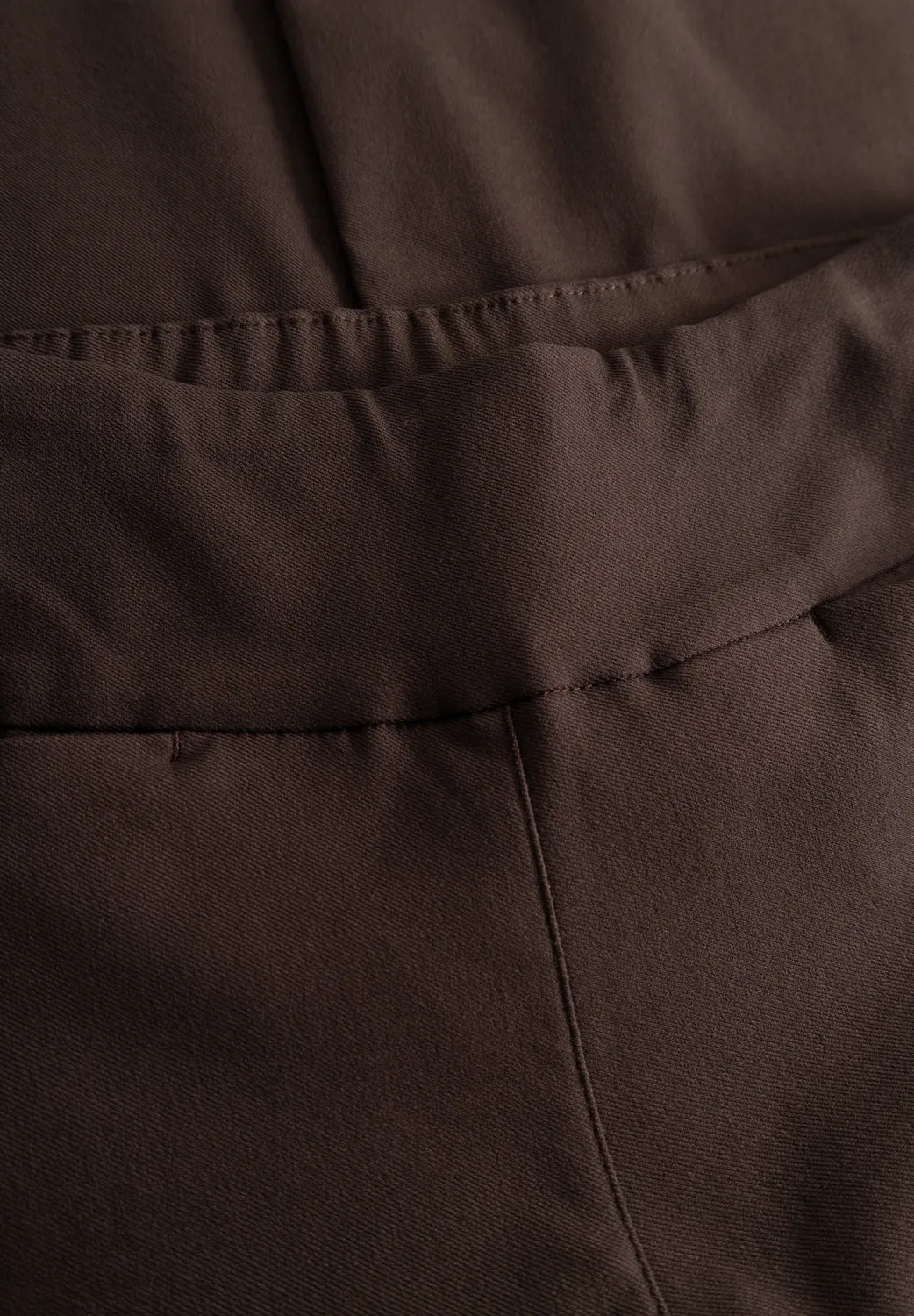 Laurie Thea Straight ML broek bruin hoge taille