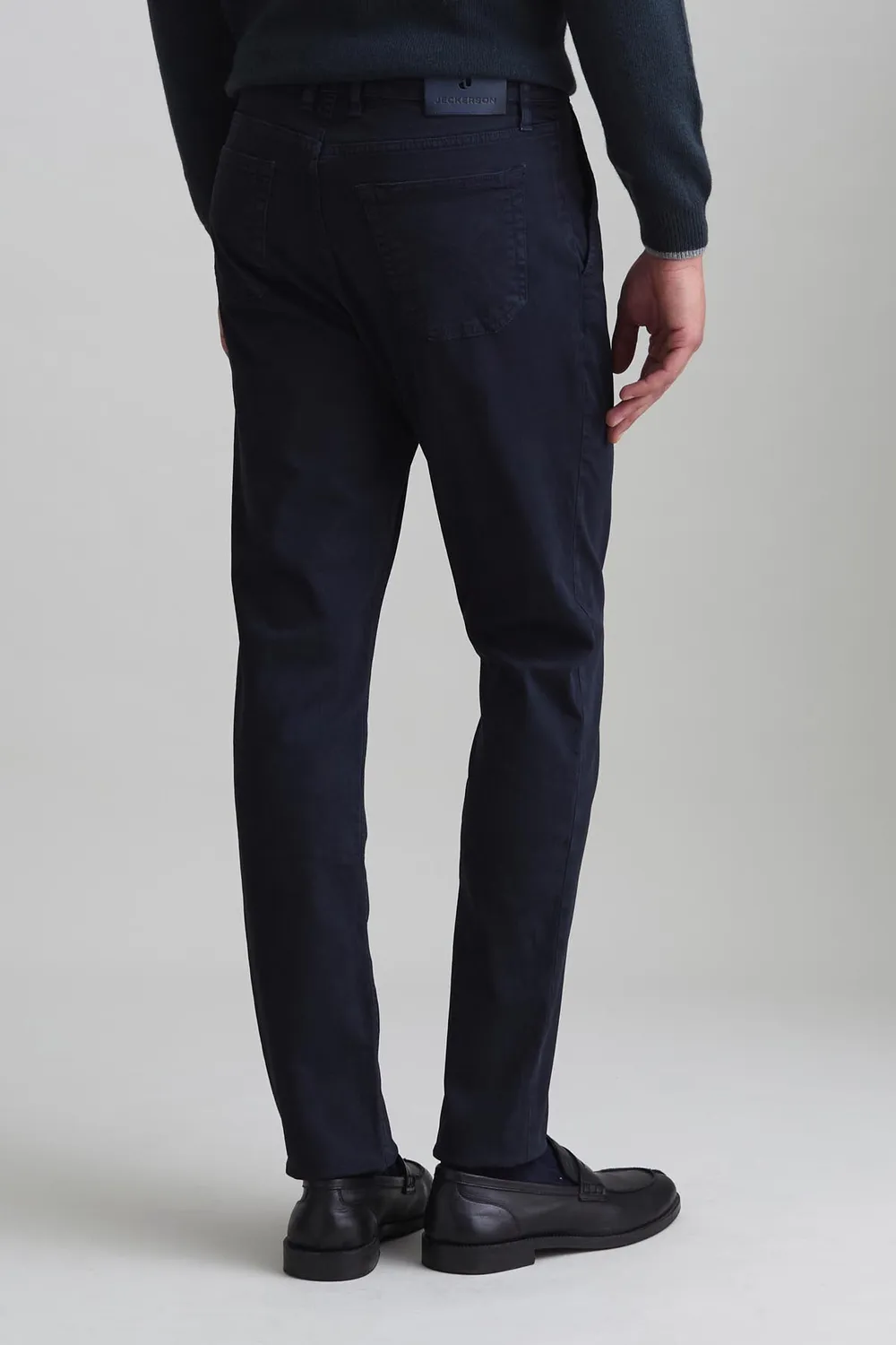Jeckerson Julius slim fit chino donkerblauw katoen