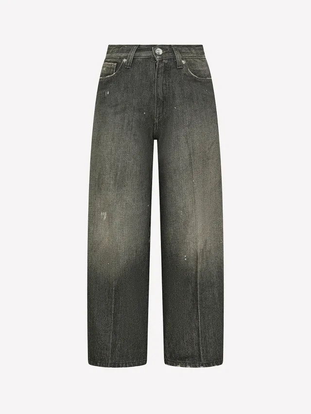 Nine In The Morning J-GEA kinderjeans zwart denim