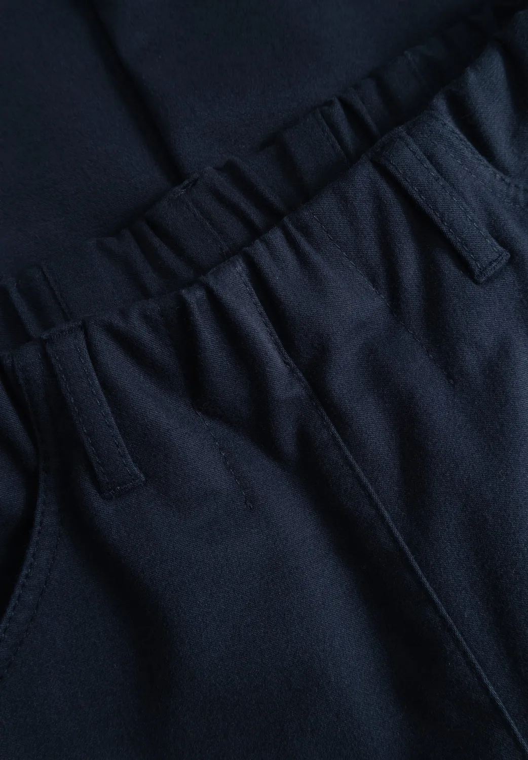 Laurie Donna 101315 Loose broek navy geborsteld