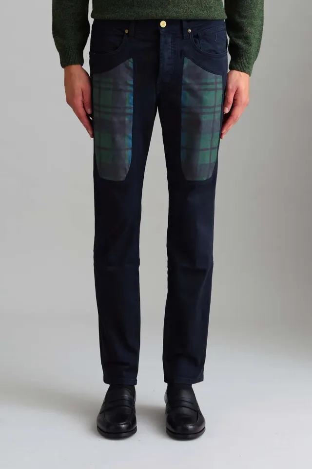 Jeckerson Anniversary chino slim fit donkerblauw