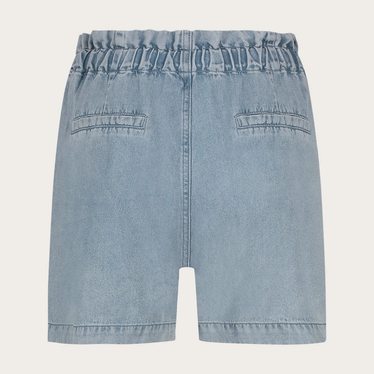 Florez Will bermuda short lichtblauw tencel