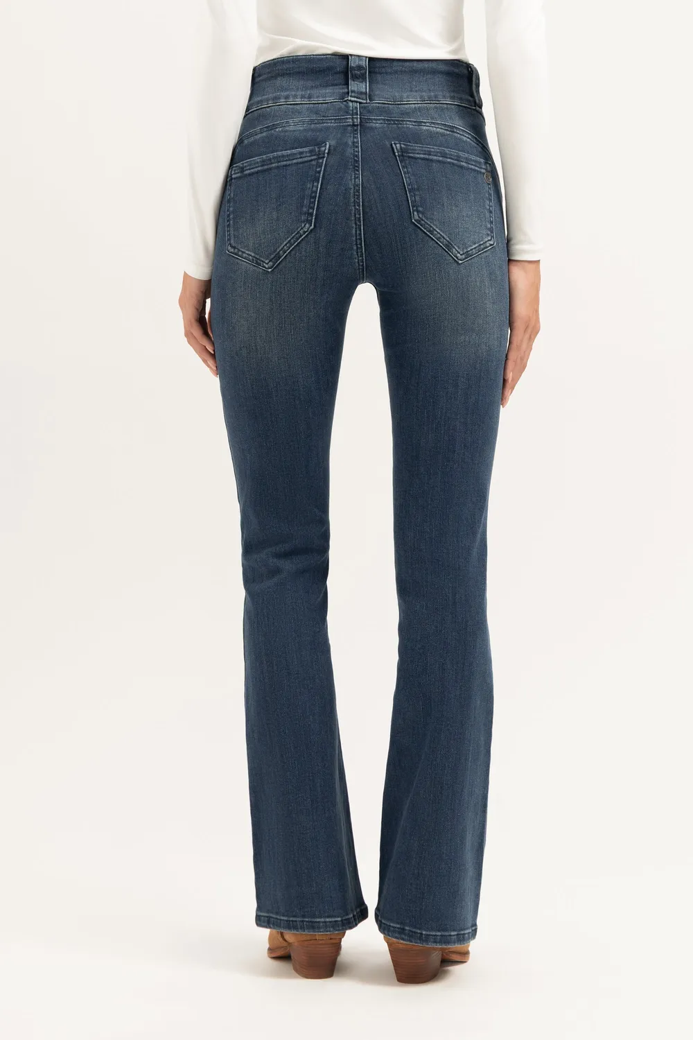 Florez Bodine Flared jeans Sky Blue high waist