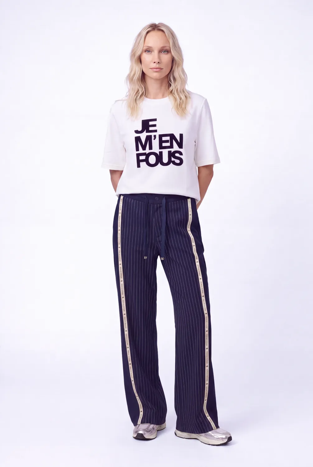 Florez Jemenfous T-shirt wit opdruk relaxed